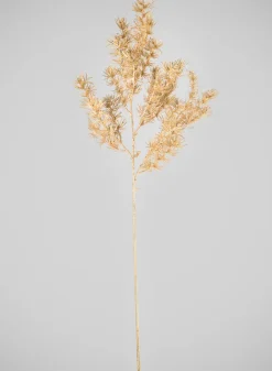 36in Long Gold Japanese Pine Branch