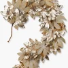 72in Long Gold Leaf Garland, Case of 2
