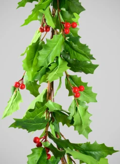 72in Long Holly Berry Garland