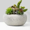 7.5in Long Lava Rock Pot