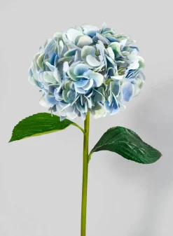 27in Long Light Blue Hydrangea, Case of 12