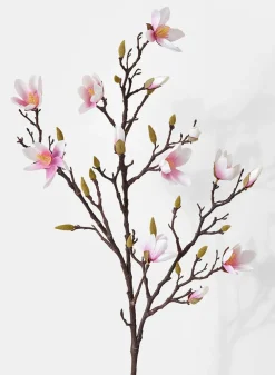 38in Long Mini Pink Magnolia Spray