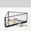 8in Long Mirror Bottom Triangle Tray