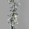 67in Long Mistletoe & White Berry Garland