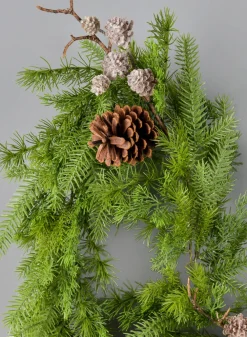 77in Long Mixed Pine Plus Pine Cones Vine