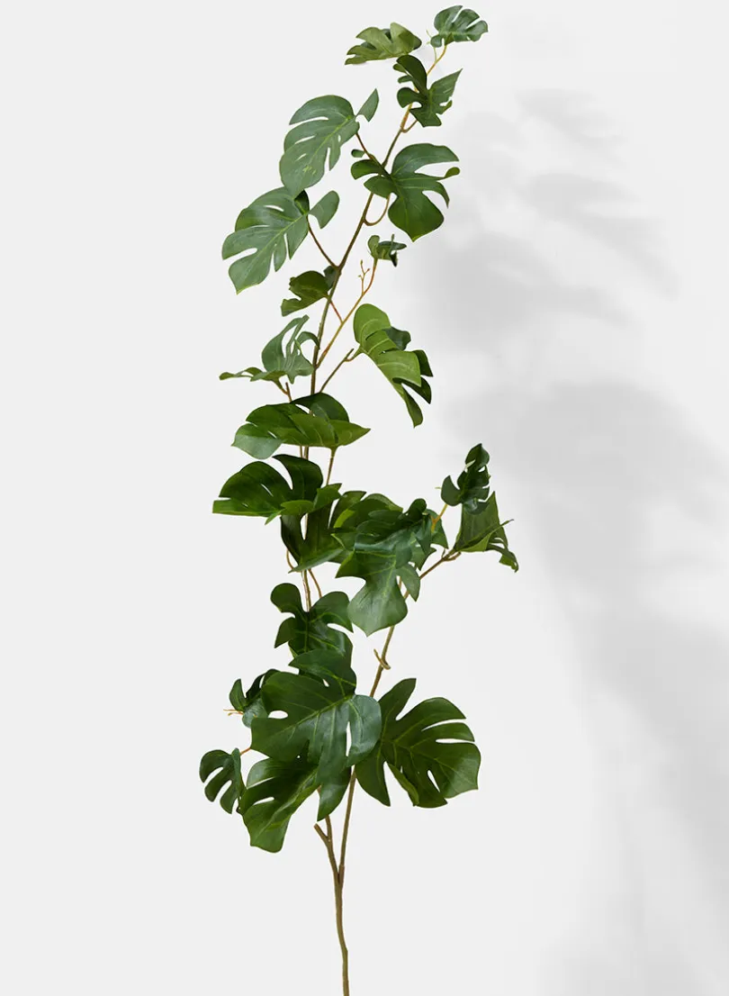 38in Long Monstera Leaf Bush, Case of 6