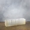 12.5in Long Moroccan Selenite Log For 4 Tea Lights