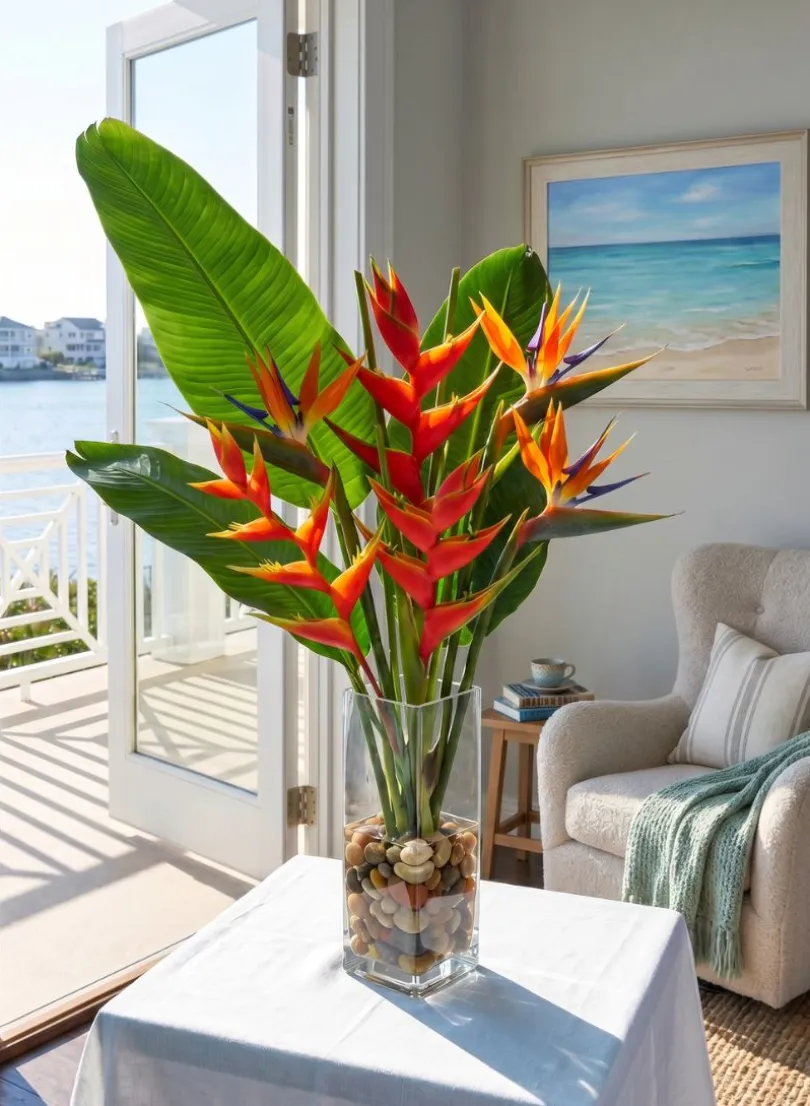 37in Long Orange Bird Of Paradise, Case of 12