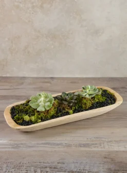 16in Long Padang Rectangular Wood Bowl