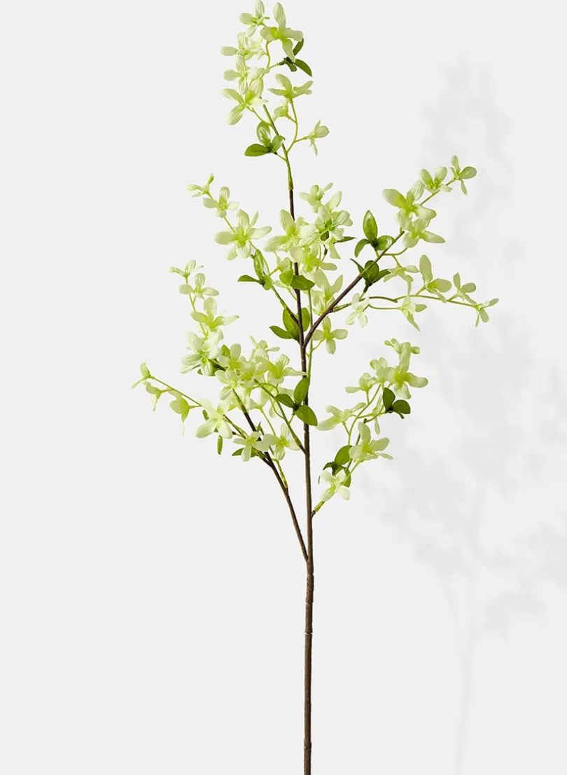 40in Long Pale Green Forsythia Spray, Case of 12