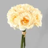 10in Long Pale Peach Tea Flower Bouquet, Case of 12