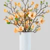 42in Long Peach Magnolia Blossom Branch, Case of 12