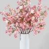 41in Long Pink Cherry Blossom Branch, Case of 12