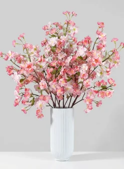 41in Long Pink Cherry Blossom Branch, Case of 12