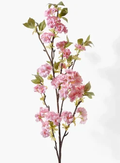 50in Long Pink Cherry Blossom Branch, Case of 6