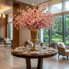 45in Long Pink Cherry Blossom Branch, Case of 6