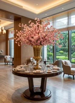 45in Long Pink Cherry Blossom Branch, Case of 6