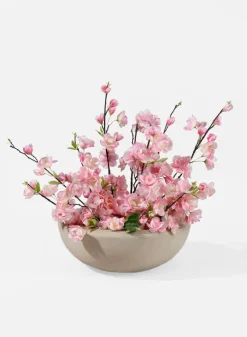 45in Long Pink Cherry Blossom Branch, Case of 6