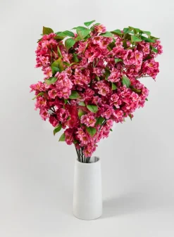 33in Long Pink Cherry Blossom Spray, Case of 6