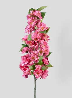 33in Long Pink Cherry Blossom Spray, Case of 6
