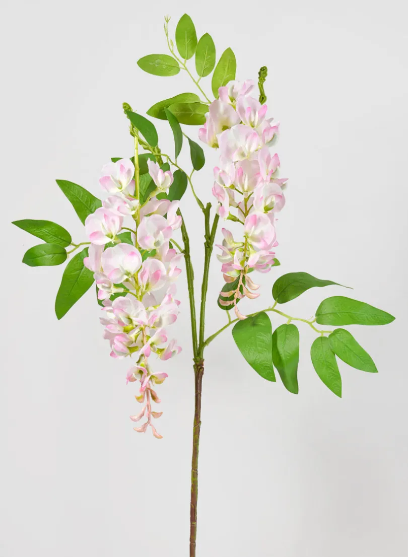 37in Long Pink Wisteria Spray, Case of 12