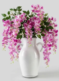 57in Long Purple Wisteria Spray, Case of 12