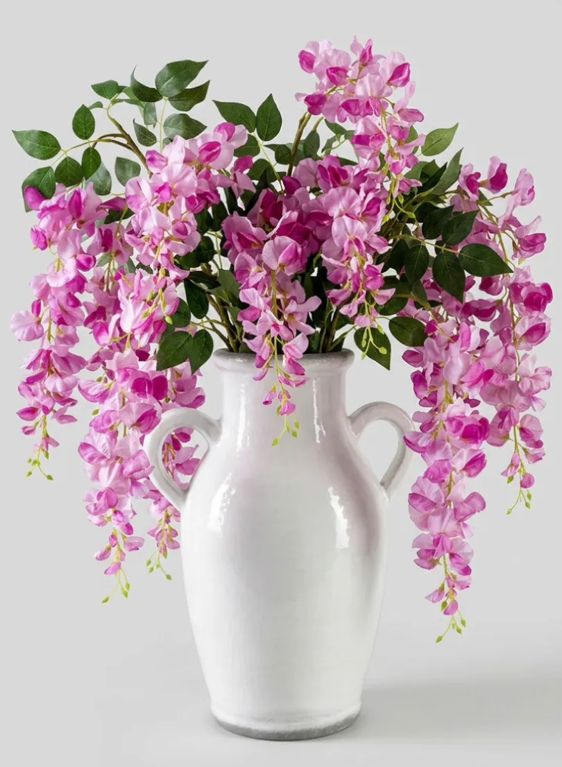 57in Long Purple Wisteria Spray, Case of 12
