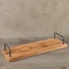 18in Long Raw Wood Serving Tray