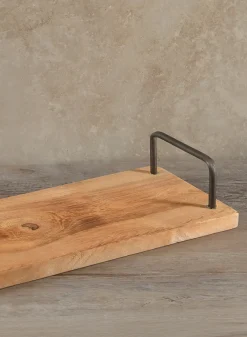 18in Long Raw Wood Serving Tray
