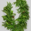 72in Long Real Touch Fir/Cedar/Cypress Cone Garland