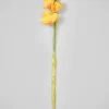 23in Long Real Touch Real Look Cymbidium Orchid Stem, Burnt Yellow, Case of 12