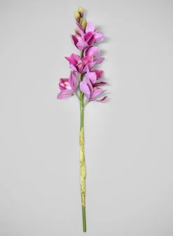 31in Long Real Touch Real Look Cymbidium Orchid Stem