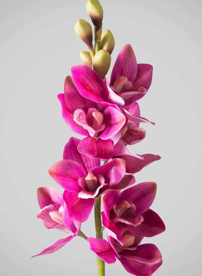 31in Long Real Touch Real Look Cymbidium Orchid Stem
