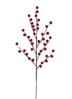 27in Long Red Berry Spray, Case of 12