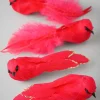 5in Long Red Robbin Hood Birds, Set of 4