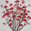 24in Long Red Winterberry Bunch, Case of 12