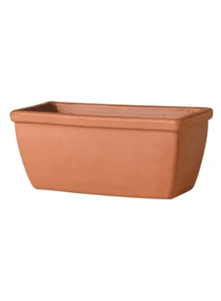 16.5in Long Roman Plain Clay Window Box