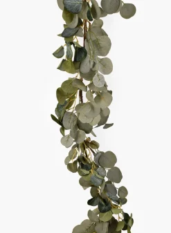 57in Long Silver Dollar Eucalyptus Garland