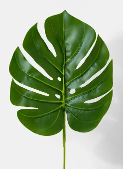 21in Long Small Artificial Split Philodendron Leaf, Case of 24