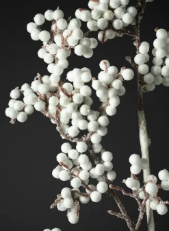 28in Long Snow Flocked Berry Pick, Case of 12