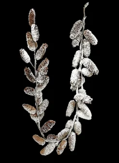 62in Long Snowy Pine Cone Garland, Case of 3
