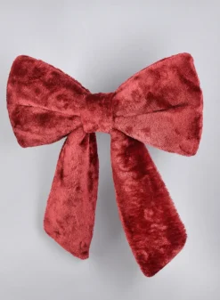 15in Long Thick Fleece Bow