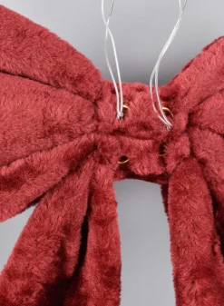 15in Long Thick Fleece Bow