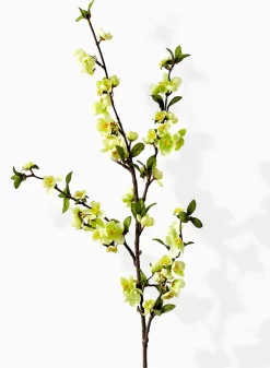 39in Long White Apple Blossom Branch, Case of 12
