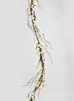 72in Long Whiteberry Garland