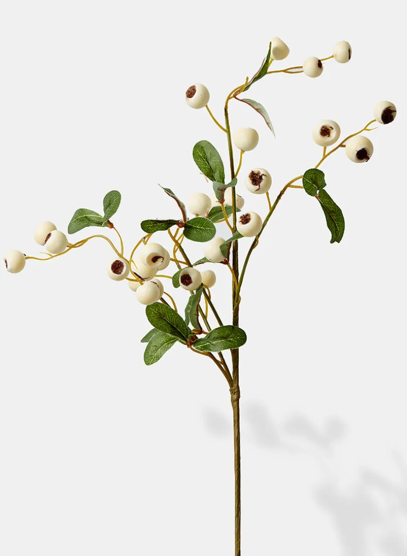 16in Long White Berry Pick, Bundle of 12