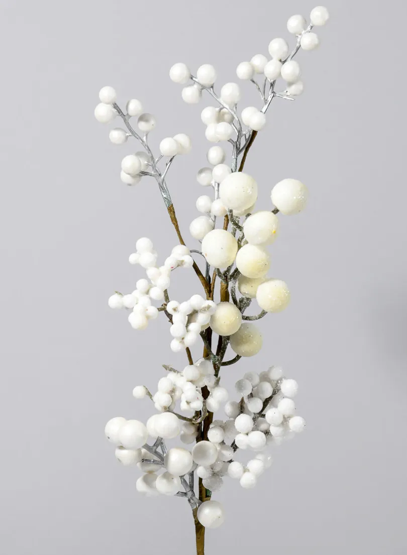 21in Long White Berry Pick, Case of 12