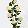 42in Long White Camellia Spray