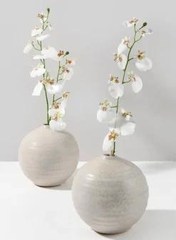 36in Long White Dancing Orchid Spray, Case of 12