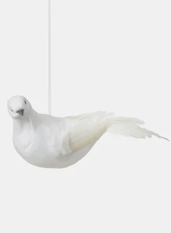 9in Long White Dove